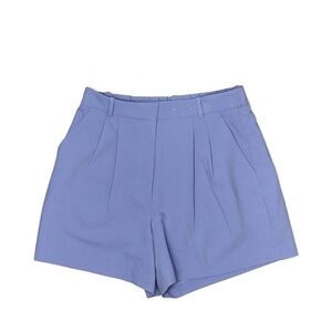 Abercrombie Women's Blue Pleated Shorts